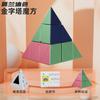 Venta Caliente Transfronteriza Cubo de Rubik de Color Morandi para Niños 2345 Orden Temprano Educación Infantil Juguetes Educativos Fábrica Venta Caliente