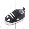 Sapatos de bebê masculinos e femininos de 0 a 1 ano, primavera e outono, com solado macio e estrela de cinco pontas, para bebês BC2275