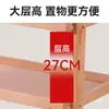 Pintura Artística Coche Móvil Herramienta para Pintura al Óleo Carrito de Tres Niveles Madera Maciza Estante de Almacenamiento de Pintura Carrito de Almacenamiento de Pintura de Madera