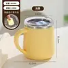 Taza creativa de acero inoxidable 304 de doble capa, moderna, para oficina, hogar, práctica, venta al por mayor