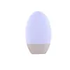 Botella dispensadora de crema ovalada de 50g de moda en stock, Botella de plástico para aceites esenciales, Material de embalaje para botella dispensadora cosmética de material PP