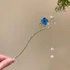 Nueva Horquilla de Madera Estilo Chinoiserie para Mujer, Horquilla Cheongsam Estilo Antiguo Dinastía Han, Horquilla de Aleación, Falda de Cara de Caballo, Tocado, Borla que se Mueve al Caminar