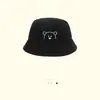 Sombrero de Pescador para Bebé Pan Primavera y Otoño Nuevo Lindo Súper Adorable Oso Pequeño para Bebé Sombrero de Cubo Delgado Protección Solar Sombrero de Pescador para Niños