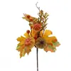 Venta al por mayor de fabricantes de calabazas artificiales, hojas de arce, hojas de eucalipto y girasoles para decoraciones de otoño
