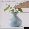Vaso Criativo Pequeno Fresco Celadon Decoração de Casa Sala de Estar Ornamentos de Flores Grama de Moeda de Cobre Recipiente de Mesa para Plantas Verdes Hidropônicas
