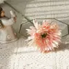 Simulación Crisantemo Cepillado Rugoso Fu Lang Crisantemo Gerbera Decoración Fotografía Hogar Boda Floral Flor Flor Artificial Flor Falsa