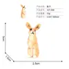 Mini Modelos de Animais Realistas Transfronteiriços: Veado, Lince, Esquilo, Ouriço, Castor, Raposa Figuras de Brinquedo Sólidas