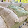 Conjunto de Cama de Algodão Puro Desenho Animado Quatro Peças 100% Algodão Capa de Edredom para Dormir Nu Lençóis de Cama Conjunto de Cama de Verão para Dormitório Três Peças 4