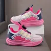 Tênis Esportivo Respirável de Malha Estilo Primavera e Outono para Crianças, Sapatos para Meninas, Tênis de Corrida Leves e Macios com Solado Antiderrapante para Meninos, Sapatos para Estudantes