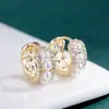 Hebilla de oreja de círculo hueco retro para mujer, nueva moda, diseño de nicho, sentido de alto sentido de temperamento, aretes de escarabajo, aretes al por mayor