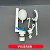 Conjunto Completo de Válvula de Entrada de Água, Tanque de Água de Vaso Sanitário Universal Estilo Antigo, Botão de Descarga, Válvula de Descarga, Acessórios para Vaso Sanitário