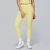 Pantalones de Yoga Sin Costuras Invisibles para Mujer Cintura Alta Control de Abdomen Moldeador Glúteos de Melocotón Entrenamiento Profesional Fitness Ajustados Largos