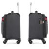 Estuche de viaje tipo navaja suiza para negocios, maleta de cabina ultraligera de 18 pulgadas, maleta de tela Oxford, equipaje ligero con ruedas universales