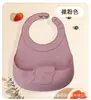 La Fábrica Vende Baberos Delgados de Silicona de Grado Alimenticio para Bebés, Baberos Impermeables para Niños para Prevenir Desórdenes de Comida