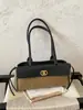 Bolso de hombro de retazos de mezclilla minimalista de diseño único, bolso de mano a cuadros versátil y moderno, bolso de axila para el día a día con cordón
