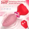 Tapón Anal de Columpio Rosa Control Remoto por App Silicona para Hombres y Mujeres, Auto-masaje Anal Producto para Adultos