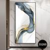 Pintura de Parede Suspensa para Hall de Entrada Moderno Minimalista, Pintura Decorativa Abstrata para Hall de Entrada, Arte de Parede Vertical para Corredor e Corredor, Atmosfera Artística Tridimensional
