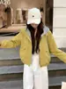 Chamarra cortavientos con capucha de dos piezas falsas para mujer, nuevo estilo otoño 2026, top casual holgado versátil para personas bajitas