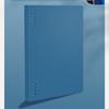 Carcasa para cuaderno de hojas sueltas con sistema push-pull, serie retro, para cuaderno A5/B5, con núcleo de repuesto