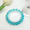 Pulsera de cristal de alta transparencia de un solo círculo pulsera cruzada para ventas transfronterizas en vivo pulsera de atracción para puestos en vivo pulsera adornos