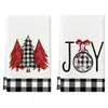 Paños de limpieza creativos temáticos de Navidad para Amazon transfronterizo, paños para el hogar, la cocina y la mesa de comedor, paños de cocina y toallas decorativas de Navidad