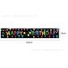 Banner de aniversário da Amazon Decoração de festa de aniversário Bandeira Atmosfera Arranjo Fundo Pano Bandeira Banner para Figura