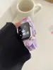Correa de Silicona para Reloj 3D Perro de Orejas Grandes Kuromi Melody Adecuada para Apple Watch 7 Apple 8 Correa de Reloj S96