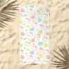 Toalla de Playa Sanrio Patrón de Dibujos Animados para Niños Gato Kitty Estampado Toalla de Baño Microfibra Secado Rápido para la Playa Toalla de Natación