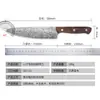 Vendas Diretas da Fábrica e Atacado, Dropshipping Contínuo, Faca de Chef Estilo Ocidental para Comércio Exterior, Faca de Chef, Faca para Peixe Salmão Sushi
