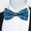 Estoque Pronto do Fabricante Gravata Borboleta Jacquard Formal Masculina para Negócios, Casamento, Festa, Gravata Borboleta Floral de Poliéster em Forma de Seta