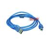 Línea de impresión USB 2.0, línea de datos de impresora, línea de conexión, línea de impresión azul USB, línea blindada con cinta de cobre