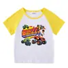 Traje de verano 2023 para niños y niñas, pantalones cortos, camiseta de manga corta, conjunto deportivo informal de dos piezas