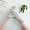 Guantes finos de verano y primavera para mujer con protección solar UV, longitud media, para conducir, actividades al aire libre, andar en bicicleta eléctrica, pantalla táctil, antideslizantes