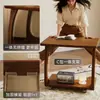 Mesa auxiliar de sofá de madera maciza, mesita de noche móvil, mueble auxiliar para uso doméstico en salas de estar, mesa de centro pequeña para apartamentos, mesa auxiliar, mesa de café pequeña