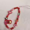 Cadena original para teléfono móvil con cuentas de chica hot de dopamina, colgante de cámara de oso de fresa, colgante ins tuoma Gozi, joyería y2g