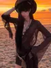 Traje de baño de tres piezas estilo nuevo 2026 para mujer, adelgazante y sexy, adecuado para vacaciones en la playa y baños termales [Disponible para Dropshipping]