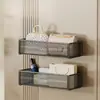 Estante de Almacenamiento Magnético Detrás de la Puerta, Caja de Almacenamiento para Pañuelos y Servilletas, Dispensador de Pañuelos Montado en la Pared, Cesta de Almacenamiento para Bolsas y Llaves para Entrada Sin Taladro