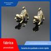 Produtos de cobre chaveiro pingente de jóias presente de latão sólido filhote de cachorro ano novo pingente lembrança lidar com brinquedo