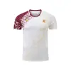 Nova Roupa de Badminton Masculina Feminina Manga Curta Camisa de Tênis Uniforme de Treino Estudante Crianças Roupa de Competição Verão Secagem Rápida Respirável K233
