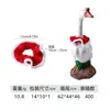 Navidad Transfronteriza 23 pulgadas Accesorios de Ganso para Porche, Varios Sombreros de Reno, Pajaritas de Árbol de Navidad, Decoraciones de Porche, Ganso Blanco Grande