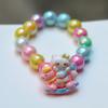 Novas Joias Infantis Pulseiras Coloridas Doce e Fofa Gato de Desenho Animado Pulseira Infantil Fabricante de Joias Atacado
