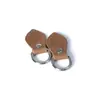 Accesorios Pequeños para Modificación de Bolsos: Bucles Laterales de Cuero, Anillos Colgantes de Cuero con Forma de Hoja, Herrajes para Bolsos