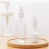Frasco de Spray de Plástico Transparente Grande de 100ml Frascos Cosméticos Portáteis em Cores Doces Embalagem Separada Frasco de Spray
