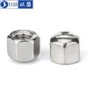 Tuerca de tapa de acero inoxidable 304 baja hexagonal cabeza plana agujero ciego decorativa delgada M3M4M5M6M8DIN917