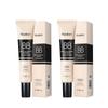ENSEO Base de Maquillaje Corrector Suave y Ligero Fijación de Imperfecciones Hidratante Aceite Cobertura Mate para la Piel Ojeras Manchas Iluminador Base de Maquillaje