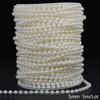 Cadena de Perlas Imitación ABS Perla Marfil Cadena de Perlas DIY Decoración Floral para Ramo de Boda Accesorios de Cadena de Perlas