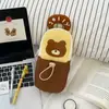 Estuche Portátil Estilo Dibujo Animado con Alto Valor Estético para Estudiantes de Preparatoria, Gran Capacidad, Caja de Papelería de Pie
