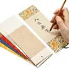 Marcador estilo antiguo bricolaje en blanco batik papel Xuan una nota caligrafía creativa decoración de mesa obra Papel regalo creativo