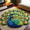 Novo tapete floral transfronteiriço para sala de estar, tapete de cristal aveludado para quarto ao lado da cama, tapete para pés mais vendido na TEMU com etiquetagem e dropshipping