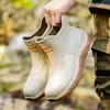 Novas Botas de Cano Curto Impermeáveis de Moda Masculina Pesca Reservatório Adulto Trabalho Botas de Chuva Botas de Chuva Verão Exterior Espessadas Atacado